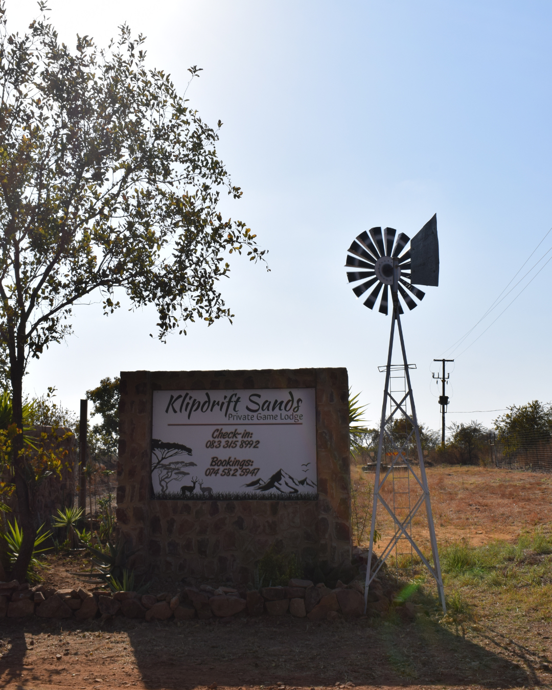 Klipdrift Sands entrance